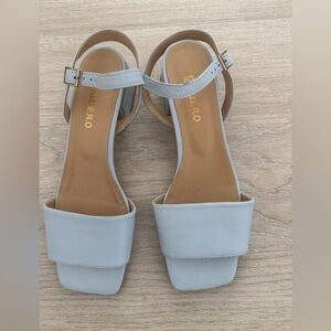 Elegant Light Blue Sandals by